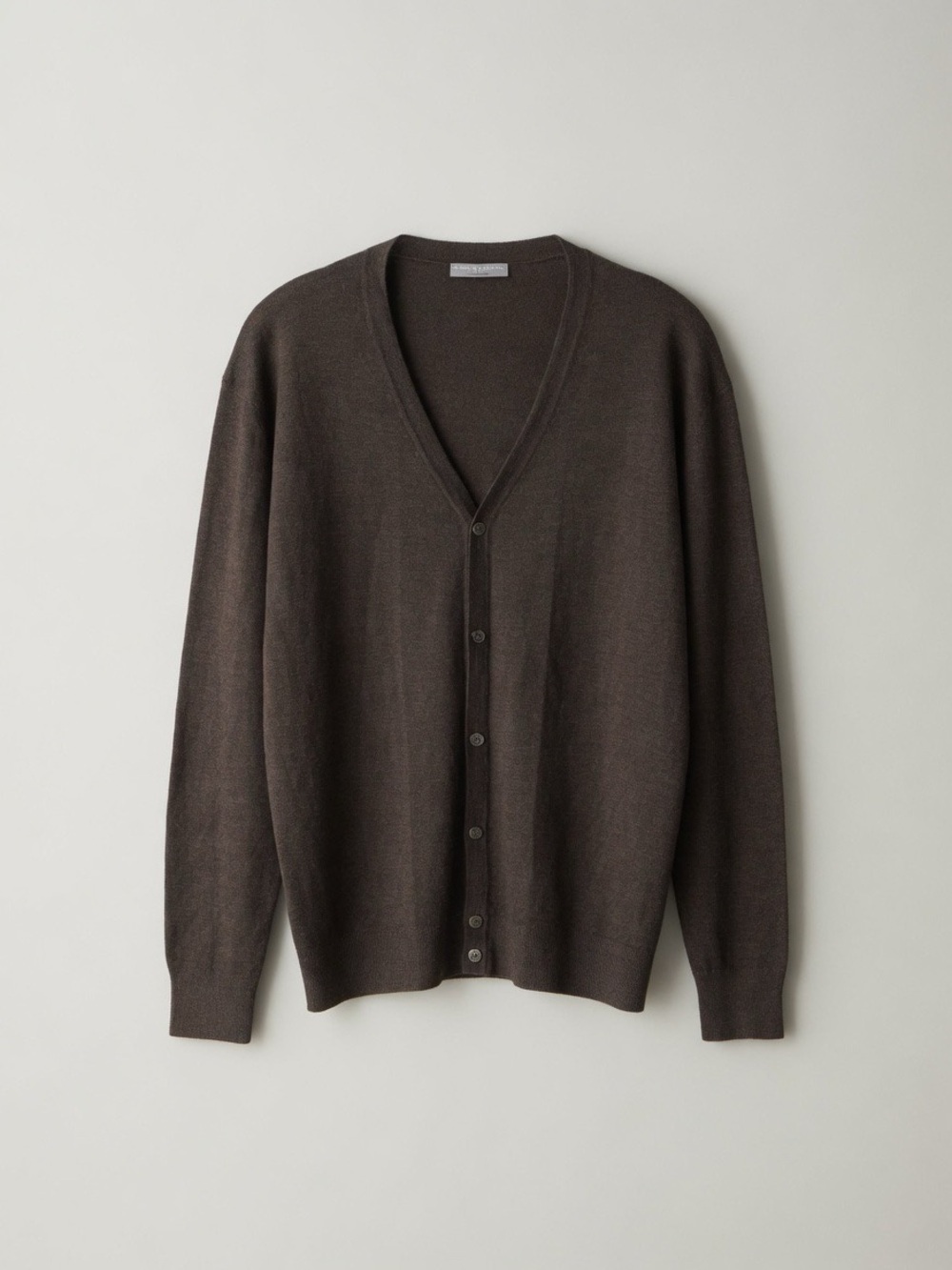 Filippo De Laurentiis Women’s Merino Wool & Silk Blend Cardigan Sweater Brown